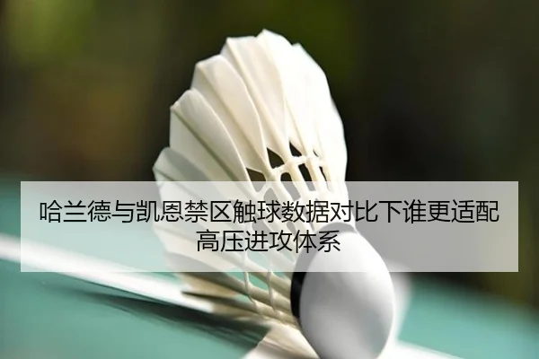 哈兰德与凯恩禁区触球数据对比下谁更适配高压进攻体系
